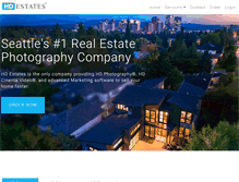 Tablet Screenshot of hdestates.com